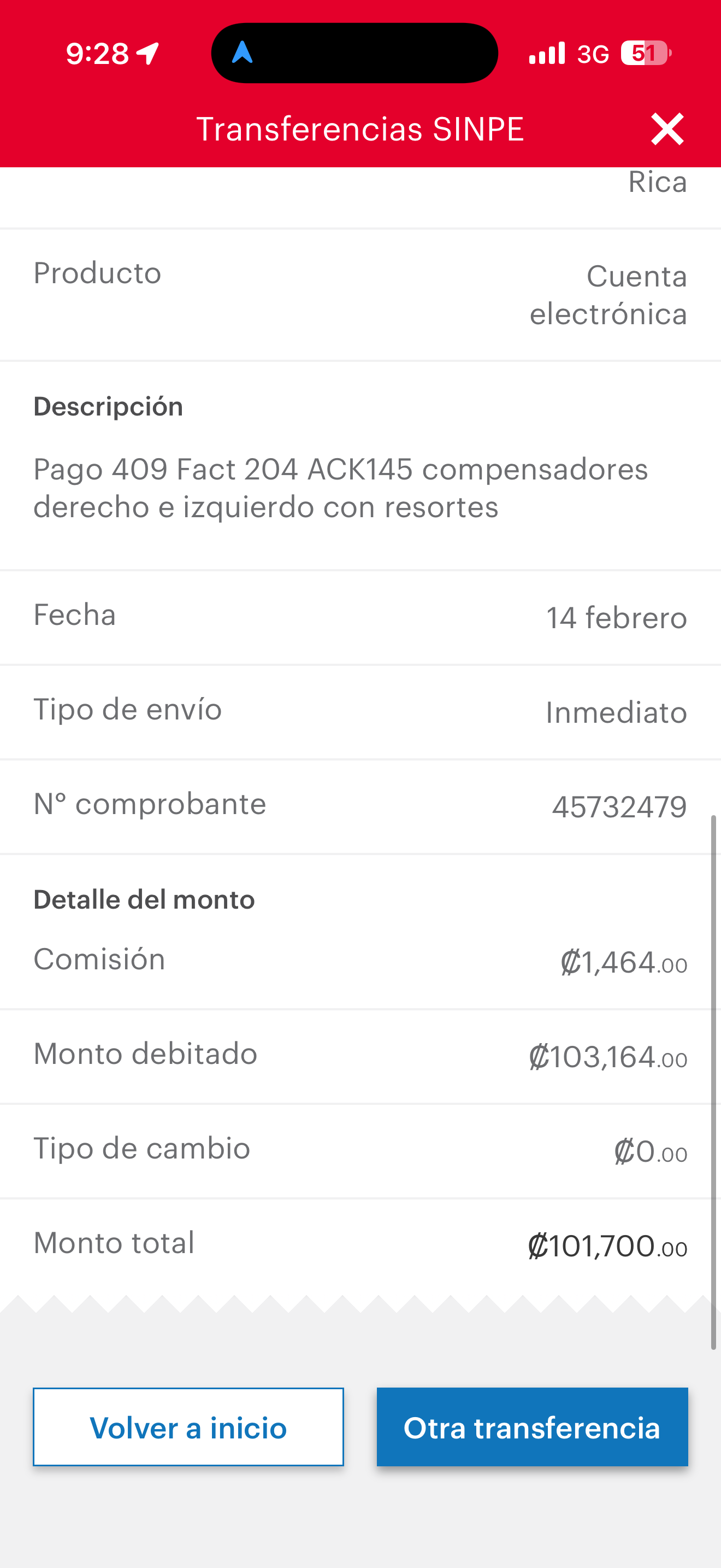 Comprobante de Pago